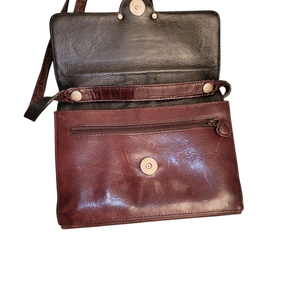 Vintage Brighton Leather Purse 5" x 8" Brown - Picture 5 of 5